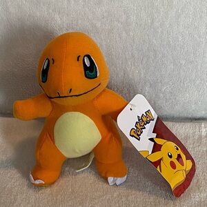 2022 Licensed Pokemon Charmander Plush Stuffed Toy 7.5” new w/ tags  Toy Factory